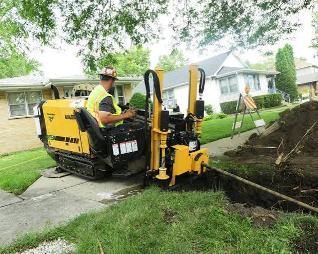 Fiber Installation Yard Damage